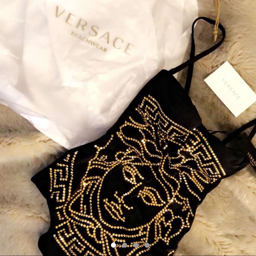 VERSACE MEDUSA ONE PIECE SWIM SUIT BODYSUIT ✨